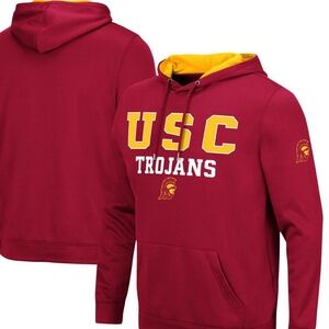 Colosseum Men's Cardinal USC Trojans Sunrise Pullover Hoodie